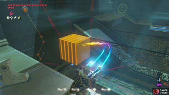 Pull out the hidden block