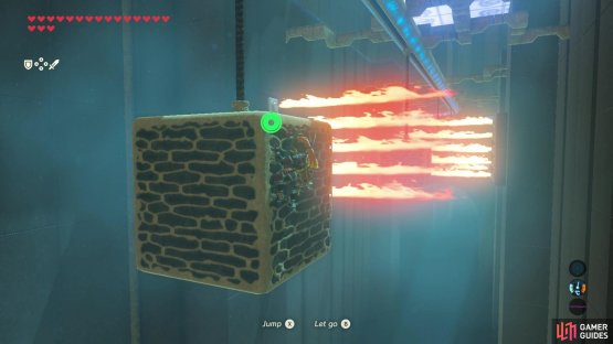Position yourself on the block so that you don&rsquo;t get burned by the flames