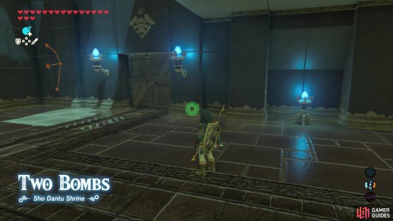 the shrine is titled Two Bombs. 