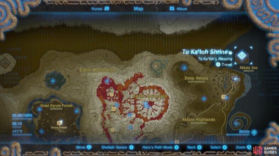 Tu Ka&rsquo;loh shrine is found north of Akkala Ancient Tech Lab