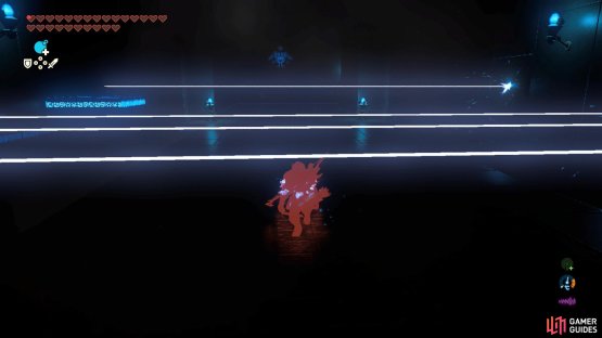 Crawl under the row of lasers.