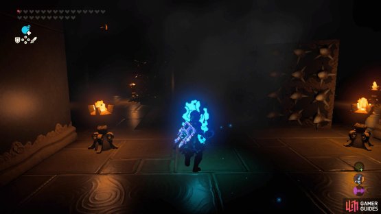Don&rsquo;t rush, as there are many large, rotating spike pillars.