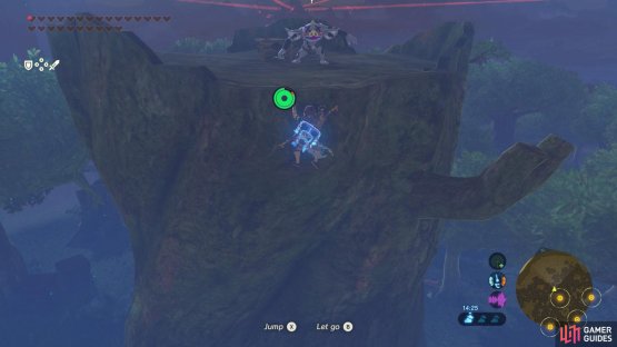 Climb the central trunk, away from the hornet&rsquo;s nest.
