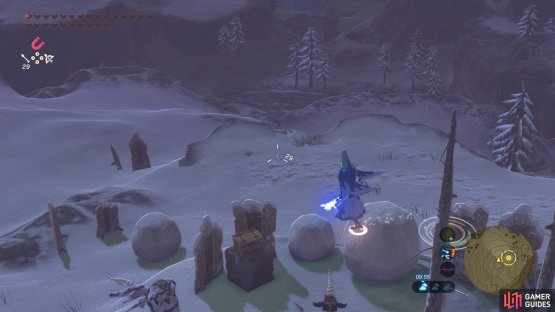 It can be tricky shooting the Blizzrobe from a distance.