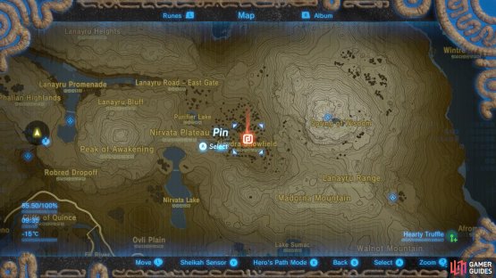 Fast-travel to Jitan Sa&rsquo;mi Shrine, then glide west.