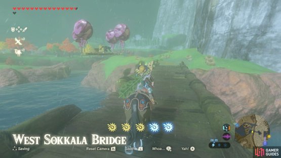 Each of the three Sokkala bridges have a platform next to them.