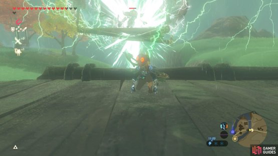 If there&rsquo;s a storm happening, you could wait for your foes to be struck by lightning.