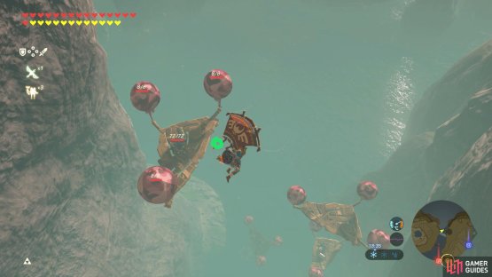 These platforms are located near the west side of the Great Plateau.