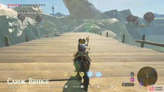 Carok Bridge has two platforms annoyingly out of reach.