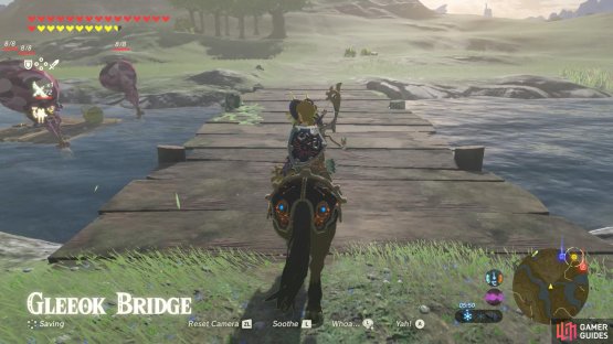 There&rsquo;s a single platform at Gleeok Bridge.