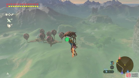 Glide to these platforms from the top of the Great Plateau Tower.