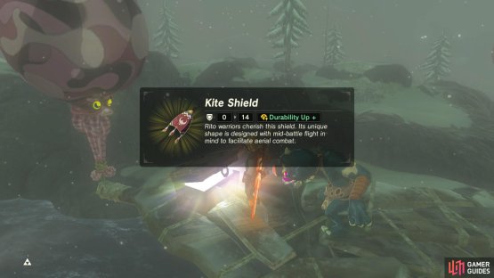 Anyway, there&rsquo;s a Kite Shield stashed inside the chest.