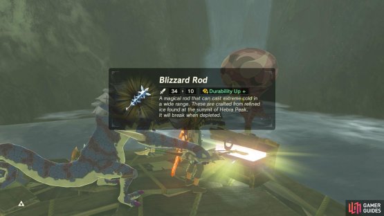 This high level rod is great for freezing enemies.