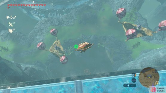 You can swim up this waterfall with the Zora armor.