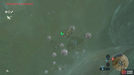 Four platforms are found in front of the first waterfall en route to Ploymus Mountain.