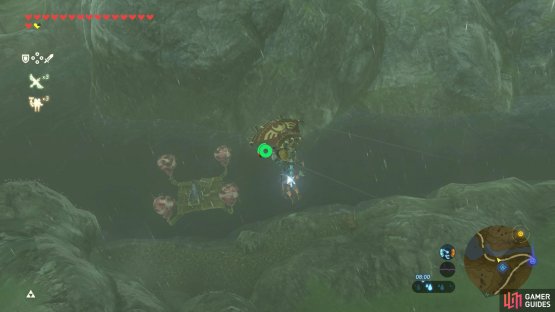 Here&rsquo;s the first of many platforms floating above Zora River.