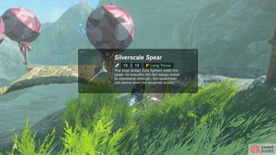 This chest also contains a spear.