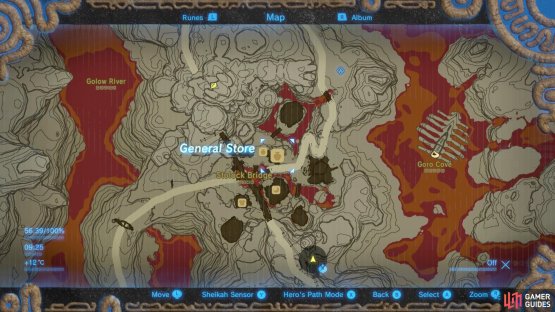The General Store in Goron City,