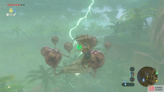 You can glide to these platforms from the tower or the nearby ledge.