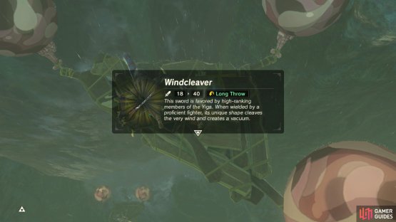 Here&rsquo;s a Windcleaver without having to deal with the Yiga Clan.