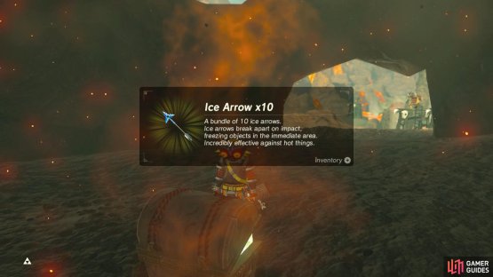 Search the hollow skull just before the endpoint.