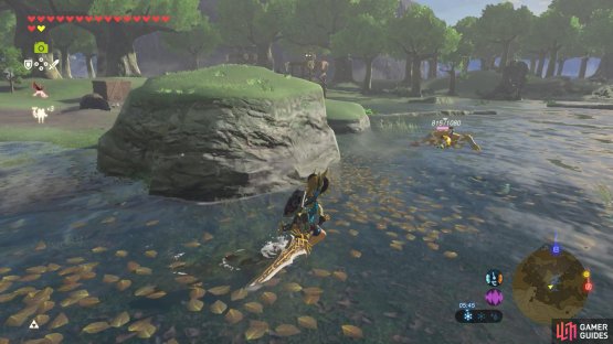 When fighting enemies, be careful not to knock them too far.
