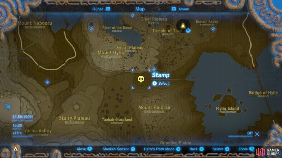 Valley south of the Great Plateau.