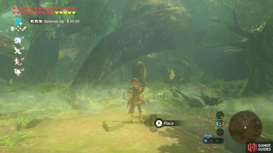 Place the Master Sword back in the pedestal to begin the trials.