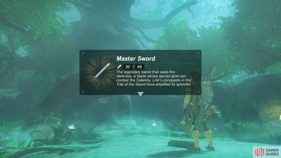 Upon the first completion of a trial, the Master Sword&rsquo;s attack will rise by 10.