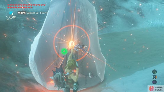 Turn right and melt this ice block.