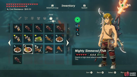 If you gathered every food item you could, there&rsquo;s a decent chance you can afford a Level 3 Attack buff.