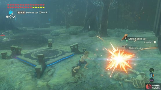 Then finish them off with a second bomb or a weapon they dropped.