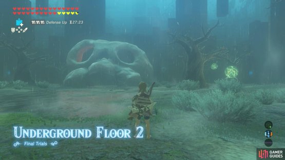 An ominous skull camp is the only landmark here.