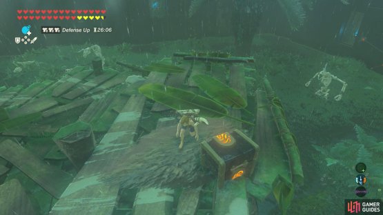 When you approach this chest, five Stalmoblins will appear below.
