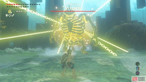 Shoot the Stalnox&rsquo;s eye or Stasis it, then shoot.