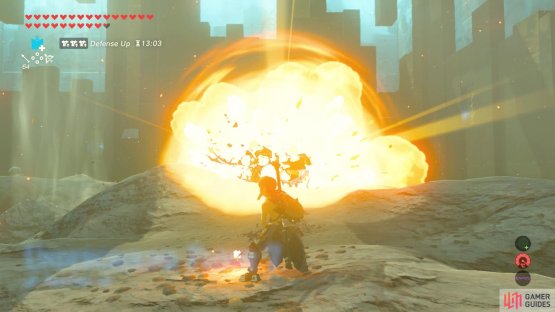 Snipe or bomb the Fire Chuchu before it gets too close for comfort.