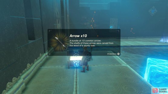 Inside is a bunch of arrows. Only grab it if you&rsquo;re running low.