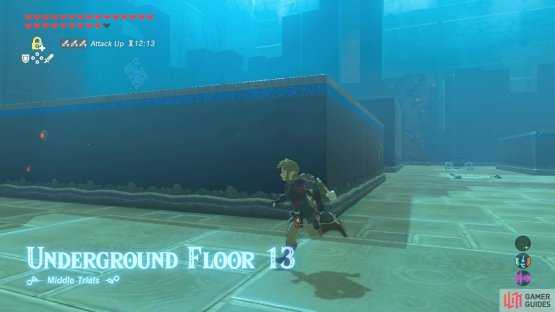 To avoid being surrounded, dash left at the beginning.