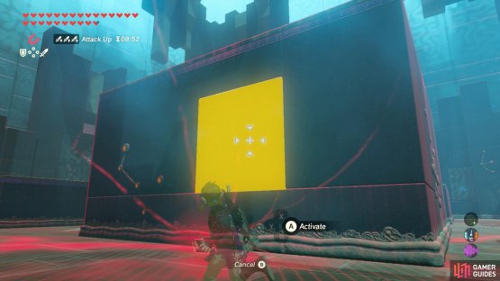 Unless you know about this metal block, it&rsquo;s very easy to miss it!