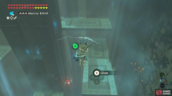 The impact will send the Wizzrobe straight down, into the abyss hopefully.