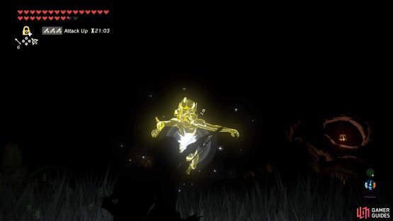 Aim an Ice Arrow, then release it when Stasis ends.
