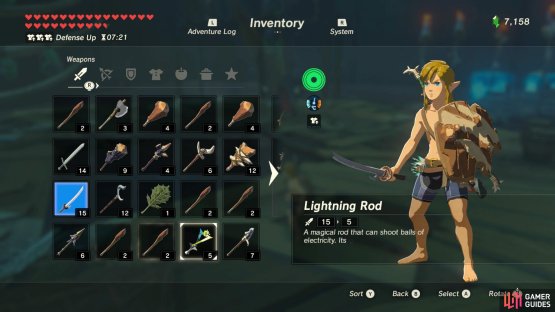 If you’re spotted, equip the Lightning Rod from the previous floor.