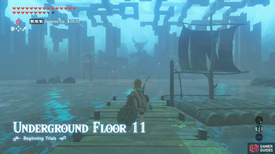 This floor is more or less completely surrounded by water.
