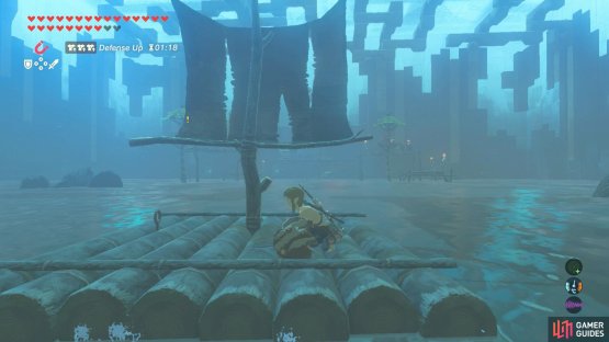 The Bokoblins on the front towers will notice you very early on.