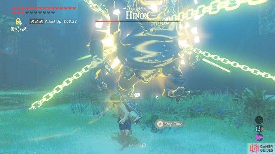Use Stasis to freeze the Hinox, giving you time to&hellip;