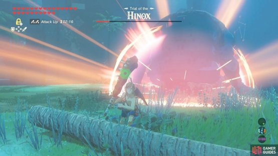 You really don&rsquo;t want to be underneath or near the Hinox during one of these!