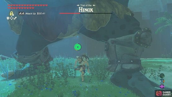 Feeling courageous? Then run between the Hinox&rsquo;s legs.