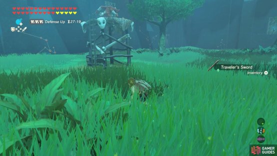 If you haven&rsquo;t been spotted, you can stealthily approach the mini-tower.