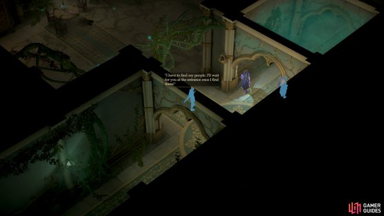 After visiting a few companions, Anoriel might appear in the House at the Edge of Time