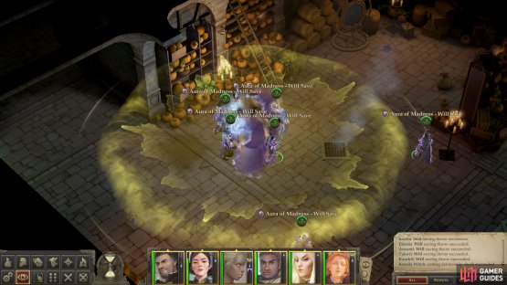 The Knurly Witch&rsquo;s Aura of Madness threatens to confuse your party
